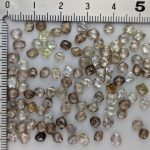 天然ダイヤモンド原石　フラットシェープ