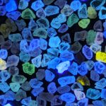 天然ダイヤモンドパウダー　蛍光